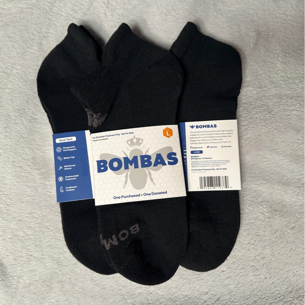 BOMBAS 3 Pair of Athletic Ankle Socks